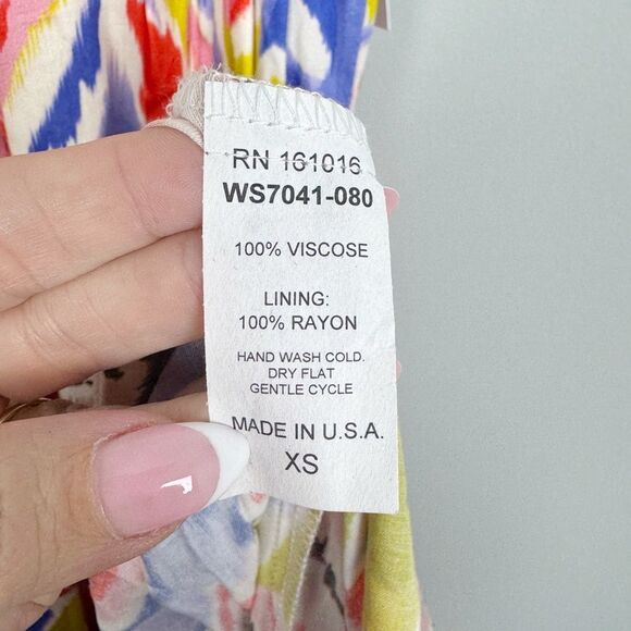 WILLA STORY | NEW Colorful Tiered Maxi Dress Women’s Size X-Small - Picture 9 of 11